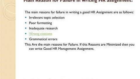 HR Management Assignment Help