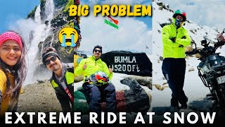 দিন বেয়া আছিল 😭 Extreme Ride to Bumla Pass Tawang 🥶 North East Ride