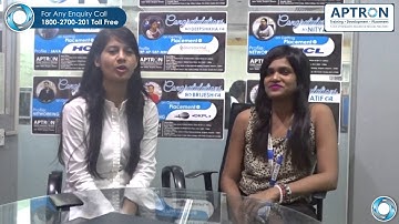 Ms.NIDHA  Placed in HCL Technologies after completing Networking Training by APTRON Solution