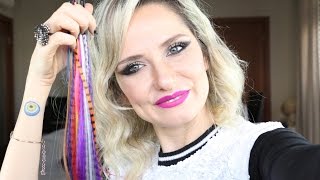 Saç Tüyü Nasıl Takılır? Easy Feather Hair Extensions