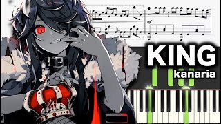 【ピアノ 楽譜】KING / kanaria【上級】