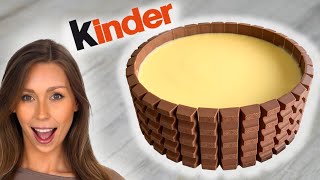 The Best Kinder Cheesecake! EASY