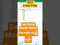 Using TEXT FUNCTION in Excel| #excel #exceltips #excelfunctions
