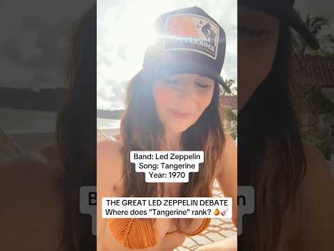 Tangerine in St. Martin… where does this Zeppelin deep cut rank? 🍊🎸#ledzeppelin