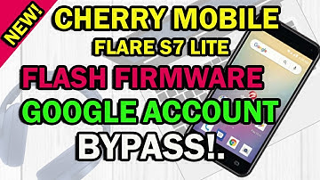 CHERRY MOBILE FLARE S7 LITE | FLASH FIRMWARE | GOOGLE ACCOUNT BYPASS | FRPBYPASS