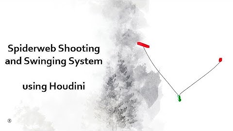 Procedural Spiderweb Shooting and Swinging using Houdini -Tutorial