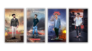 Trending Powerful Boys Attitude Video Editing Telugu Kinemaster Whatsapp Video Editing with Lyrics