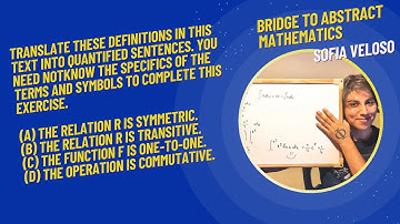 1.3.4Translate these definitions in this text into quantified sentences. You need not know the terms