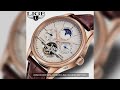 LIGE Men Watches Automatic Mechanical Watch Tourbillon Clock Genuine Leather Waterproof Watch Men Mi