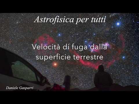 Astrofisica per tutti S1E4: La velocità di fuga dalla superficie terrestre