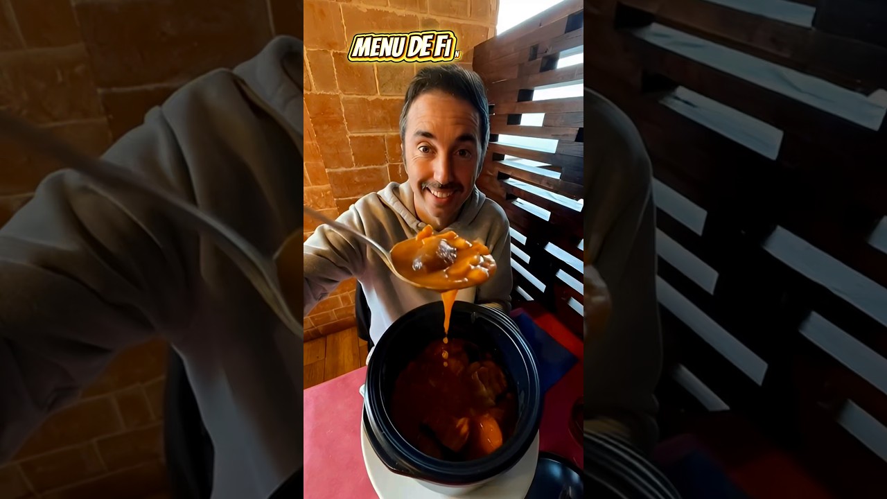 Menu bueno, bonito y barato de fin de semana con fabada en Colloto #asturias #restaurante #comida