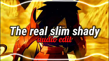 Eminem - The real slim shady audio edit (slowed+reverb) dope edits