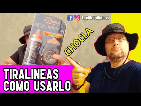 Tiralineas (chocla). Para marcar lineas perfectas ! como usarlo.