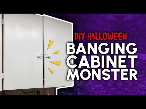 Slamming Cabinet Monster Prop (Cheap & Easy DIY Halloween)