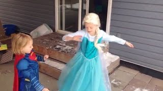 Frozen Elsa and Mannequin Challenge Remake