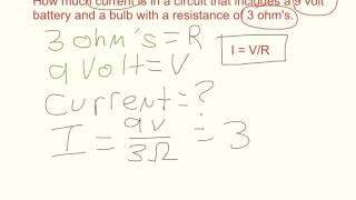 Ohm's law Calculations
