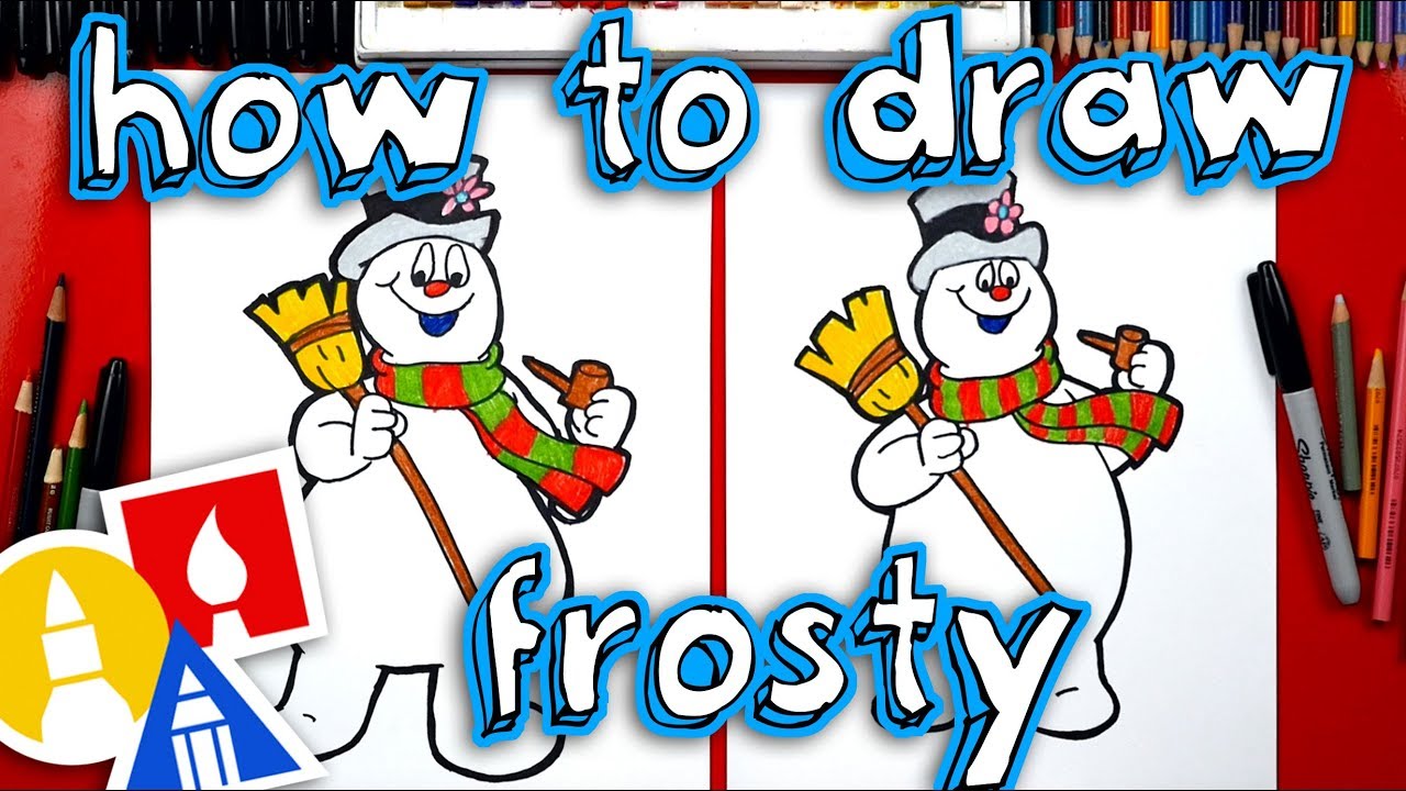 How To Draw Frosty The Snowman Youtube