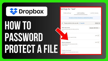 How to Password Protect a File in Dropbox