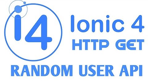 #1 Ionic 4 HTTP GET Request Example Using Random User API from scratch | ionic 4 beginners