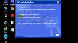 تفعيل ويندوز Xp والتخلص من النجمة الزرقاء بدون برامج | Windows XP Activation