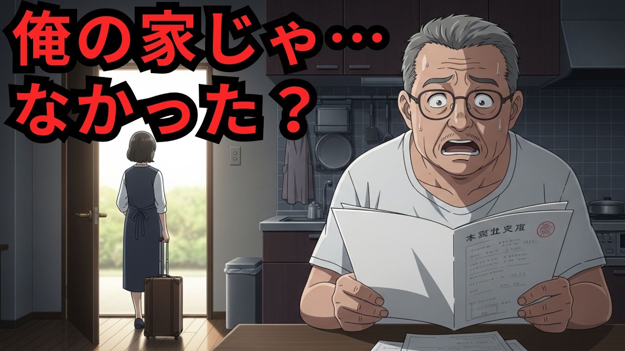 「月8万で暮らせ。この家は息子にやる」38年耐えた妻が静かに頷いた。その