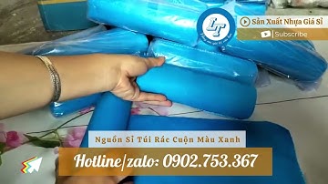 BỎ SỈ TÚI RÁC CUỘN MÀU XANH SỈ RẺ HCM