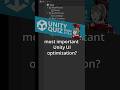 Most important Unity UI optimization #unity3d