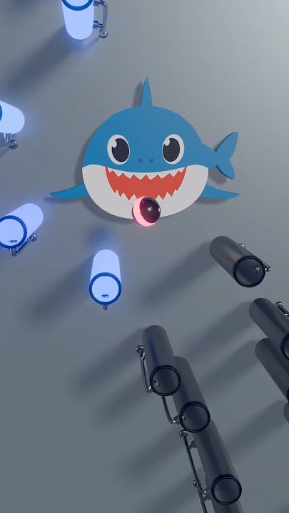 baby shark -A1- Marble Music #marblemusic #marbleasmr