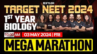 Target NEET 2024 - First Year Biology | Mega Marathon | Xylem NEET