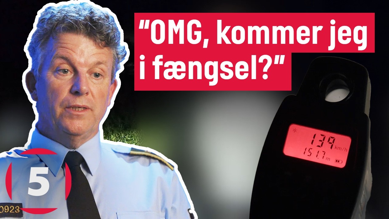 Gaderæs på 139 km/t i 50 zone! Kvinden chokeret over straffen | Vanvidsbilisterne | Kanal 5 Danmark