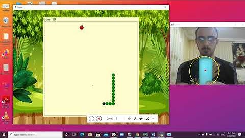 Hand Gestures Controlled Snake Game