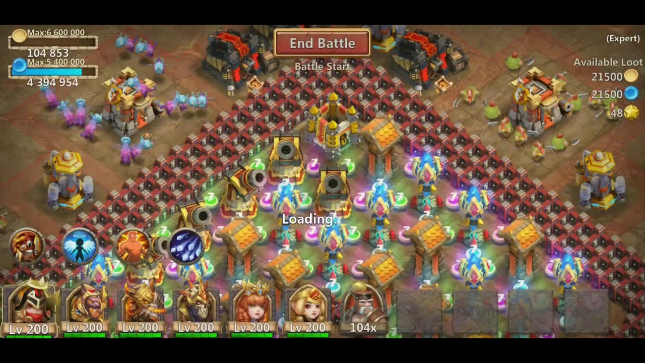 Castle clash new hero  Espirita　2018 01 17