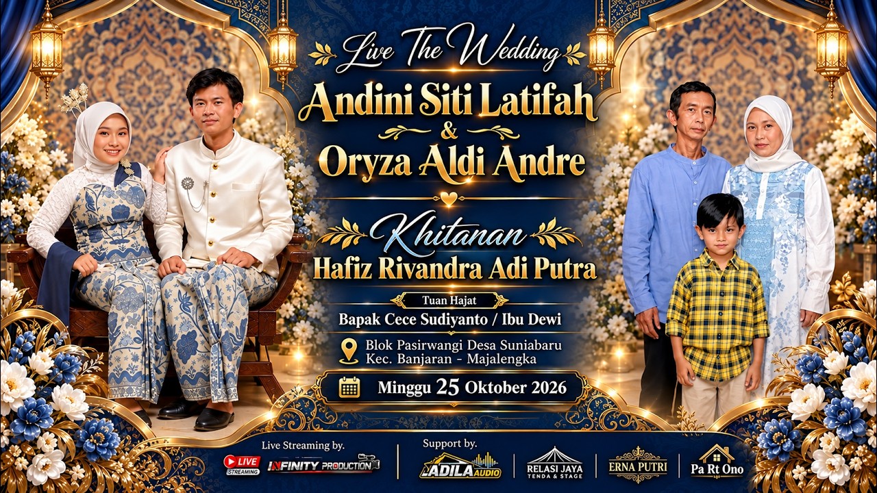 LIVE WEDDING ORYZA & ANDINI PASIRWANGI 25 OKTOBER 2026 | INFINITY PRO ...