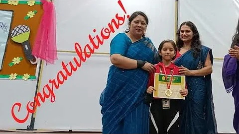 Shloka chanting competition#winner 1st position