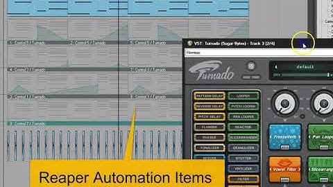 Reaper Automation items + Turnado