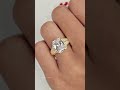 Radiant Elegance Engagement Ring #ring #usa #diamond #jewelry #gold #wedding #foryou #fyp #trending