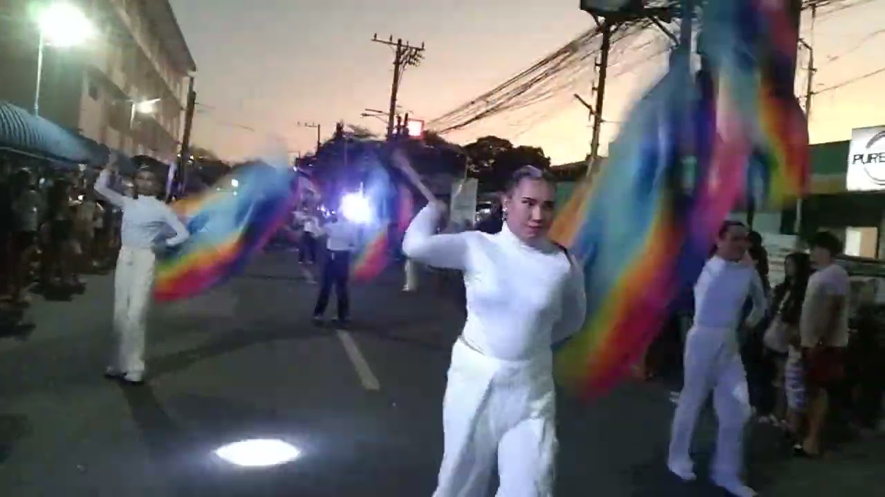 112th Tanza Founding Anniversary Featuring Saint Agustine Band Color Guardline