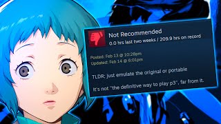 IS PERSONA 3 RELOAD BAD!?!? | READING NEGATIVE STEAM REVIEWS