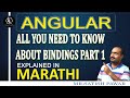 #angular  Angular | Data Bindings In Angular | Event Binding | Property Binding | In Marathi