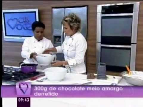 RECEITA SEMIFREDO DE CHOCOLATE