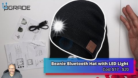 Beanie Bluetooth Hat with LED Light