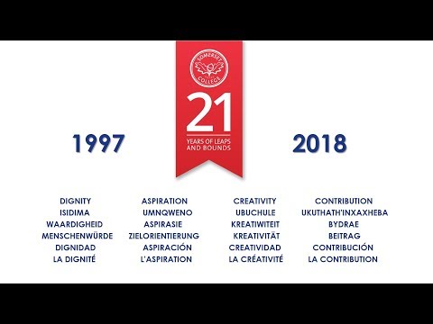 21 Years of Somerset College