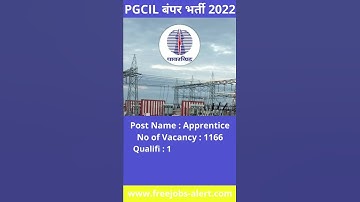 #PGCIL Recruitment 2022 | 1166 #Apprentice Posts | 10th 12th Pass Only | Apply Online Now