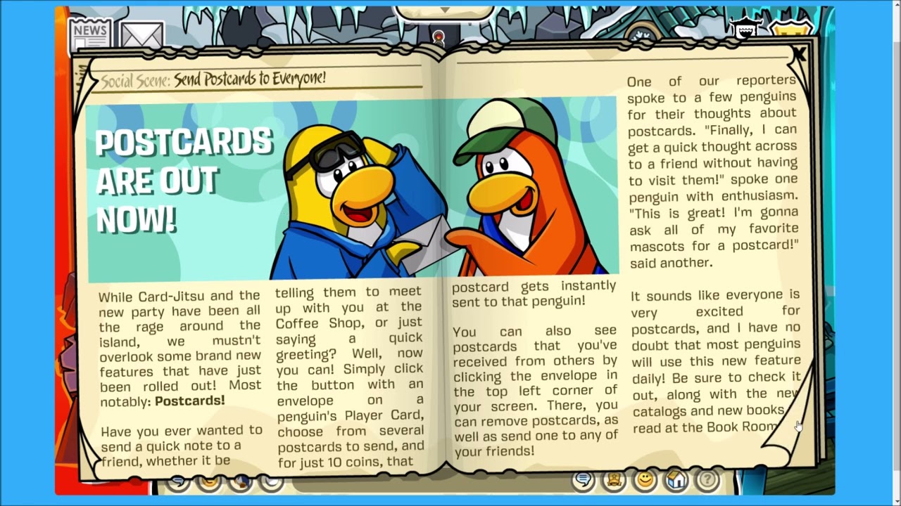 Club Penguin Journey: Newspaper Issue #11, Elemental Pin and 2nd Interface Item
