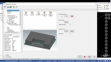 MasterCAM - Fresamento de chanfro 2D em peça sólida.