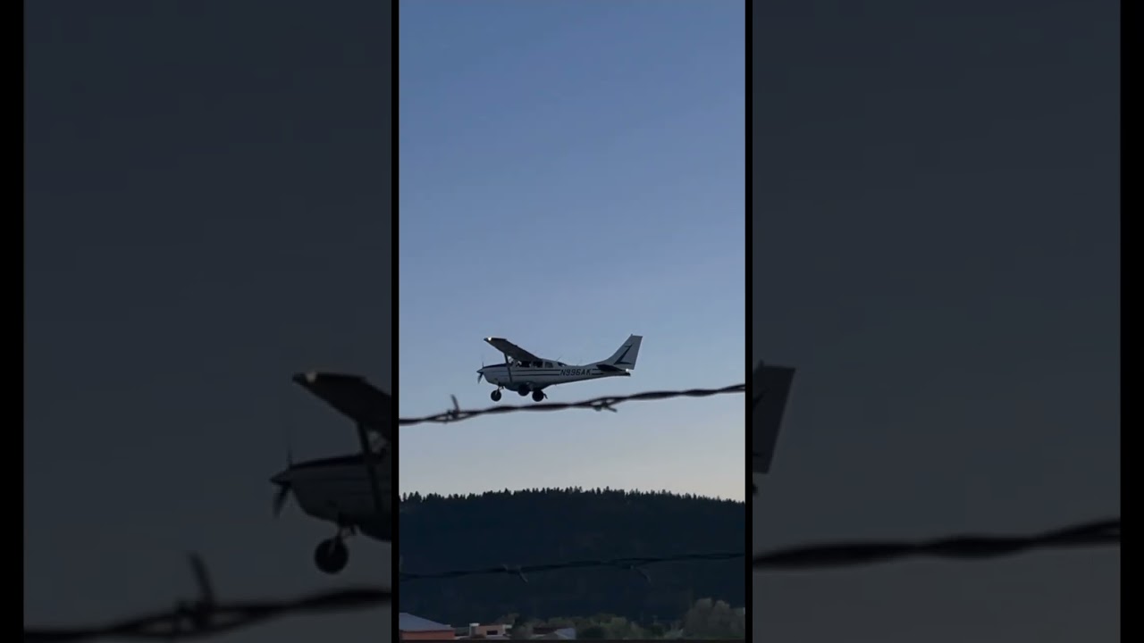 Plane spotting sunset 