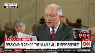 Jeff Sessions defends record on civil rights in opening statement
