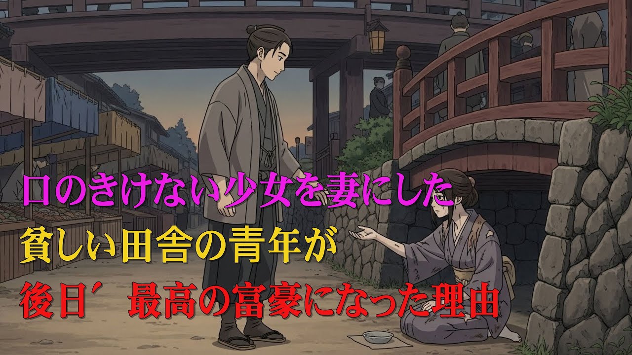 口のきけない少女を妻にした 貧しい田舎の青年が 後日、最高の富豪になった理由