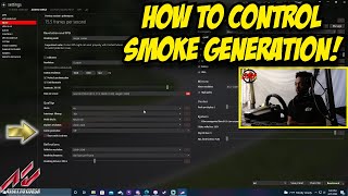 How To Control Smoke Generation In Assetto Corsa! (NO Smoke & MAX Smoke)