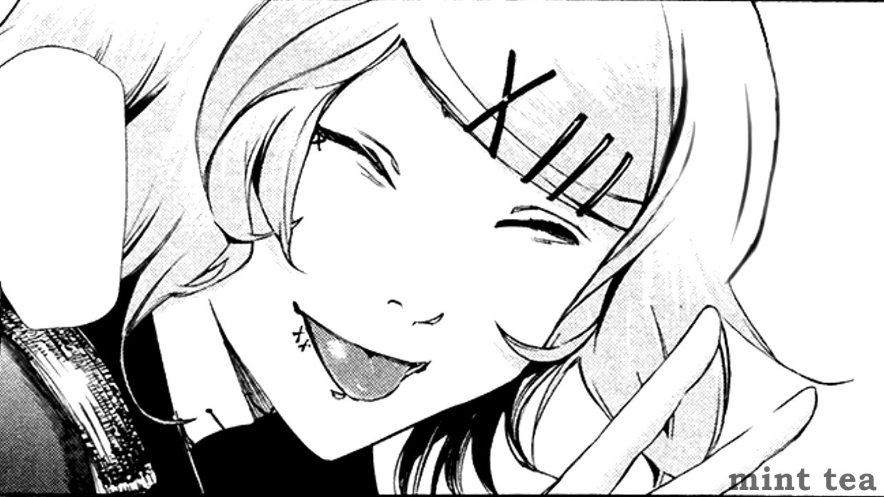 Токийский гуль черно белые картинки для распечатки